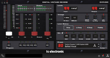 DVR 250 Digital Vintage Reverb