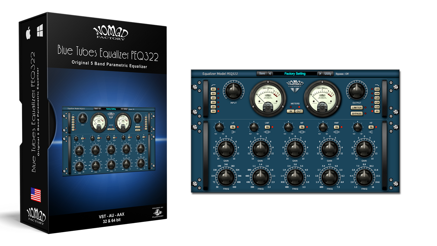 Blue Tubes Equalizer PEQ322