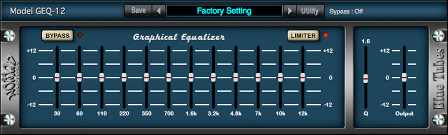 Blue Tubes Equalizer GEQ12