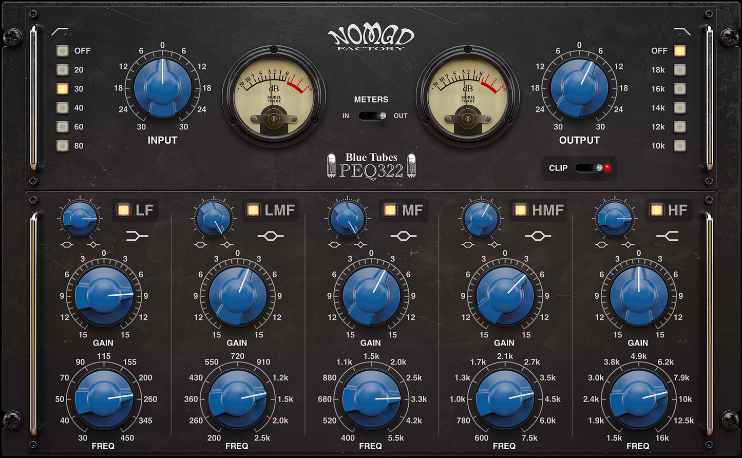 Blue Tubes Equalizer PEQ322