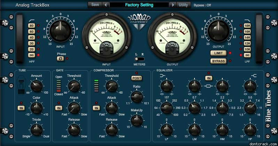 Blue Tubes Analog TrackBox