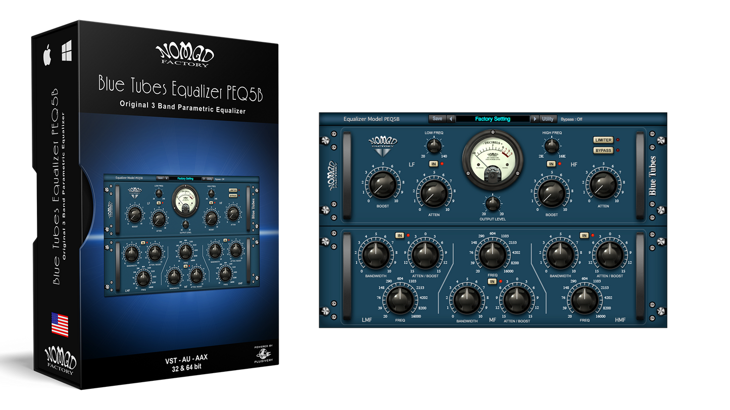 Blue Tubes Equalizer PEQ5B
