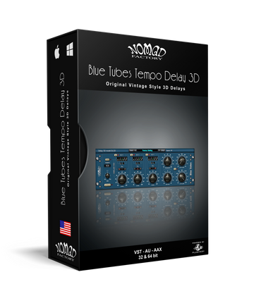 Blue Tubes Tempo Delay 3D