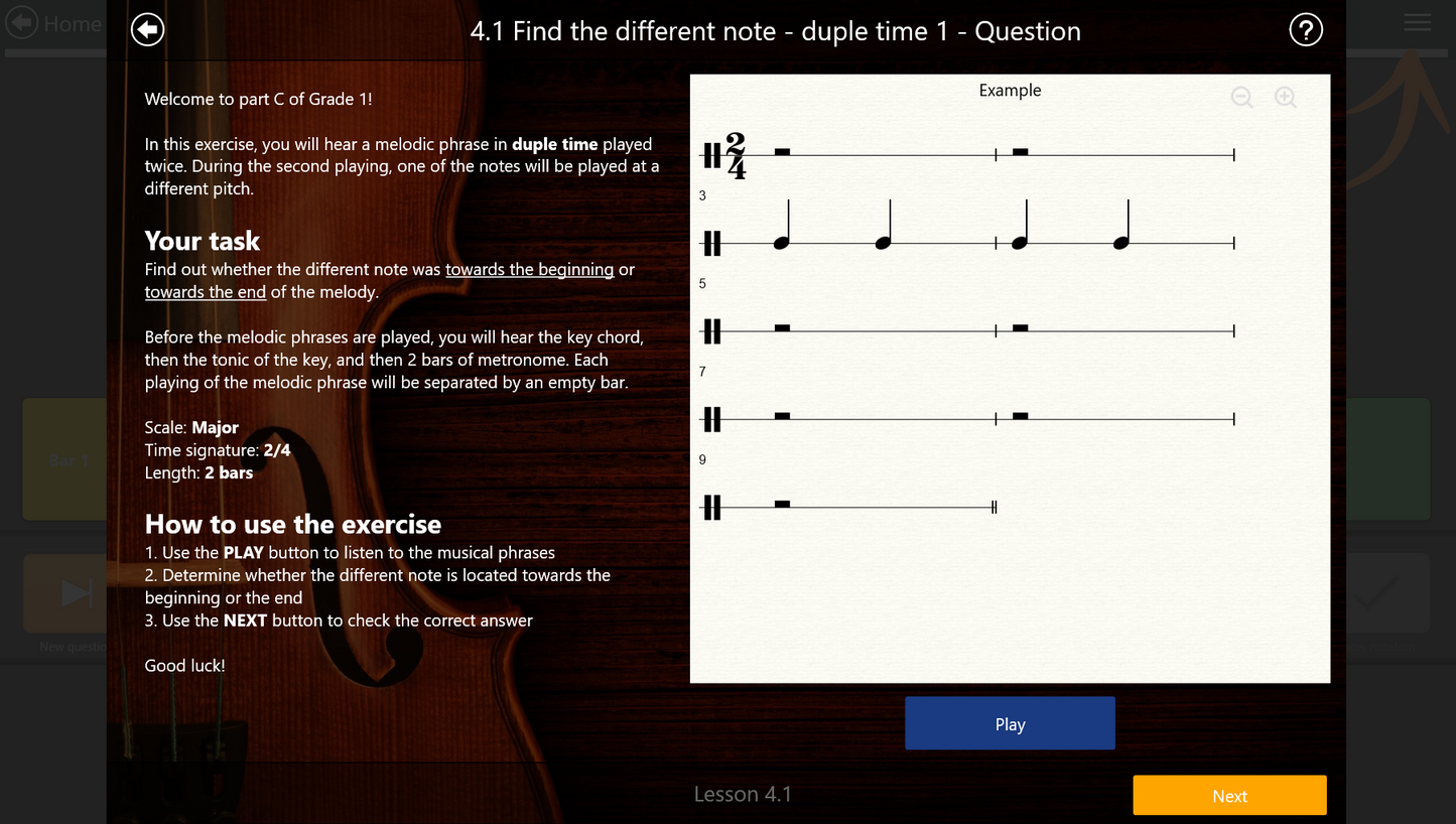 EarMaster - Aural Trainer for UK Grades