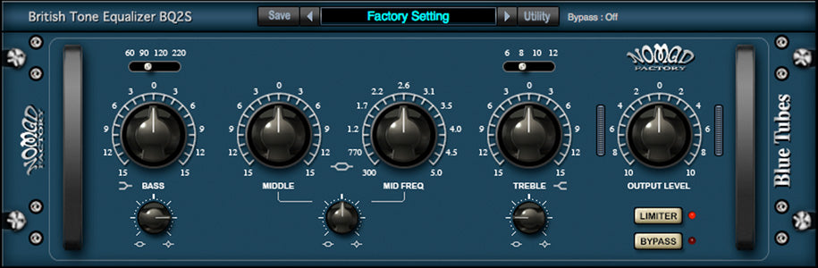 Blue Tubes Equalizer BQ2S