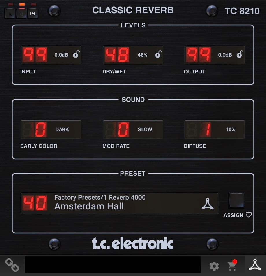 TC 8210 Classic Mixing Reverb