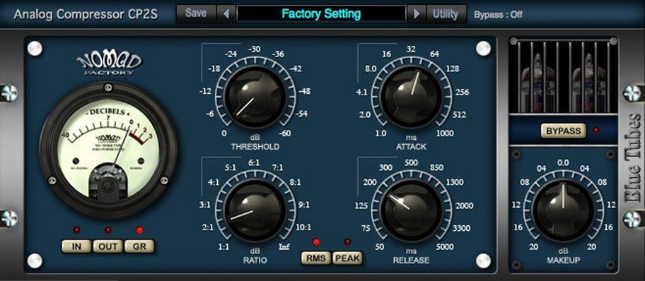 Blue Tubes Compressor CP2S
