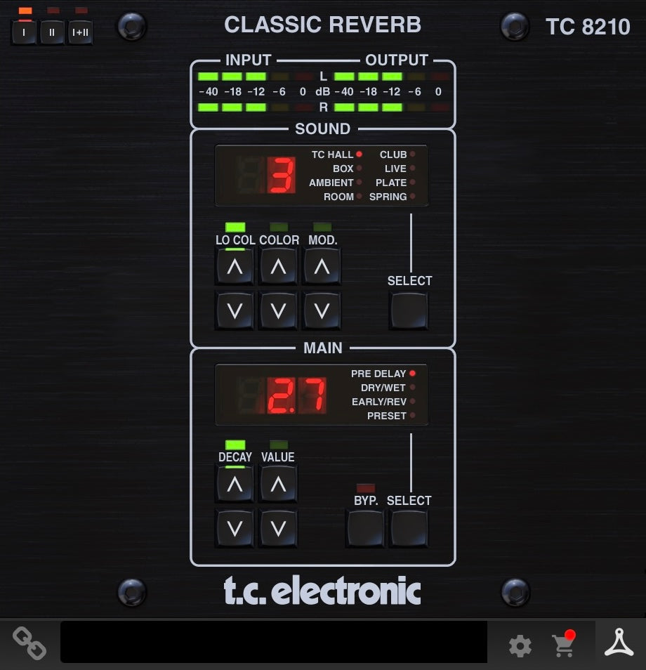 TC 8210 Classic Mixing Reverb