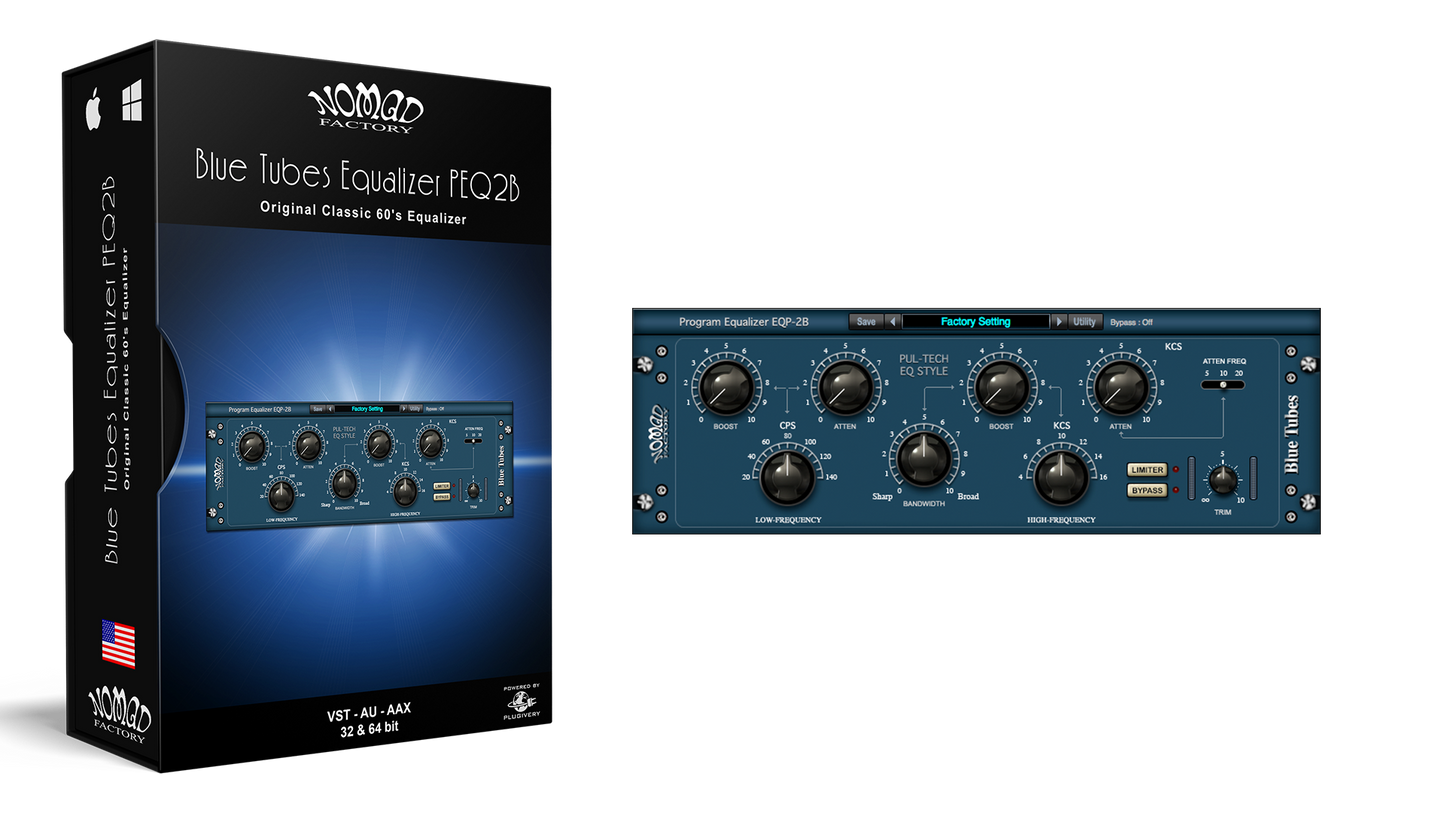 Blue Tubes Equalizer PEQ2B