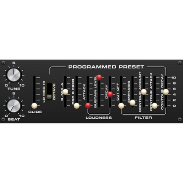 Lowdown Bass Synthesizer settings