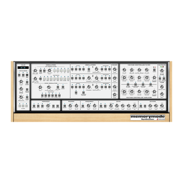 Memorymode Synthesizer interface in white