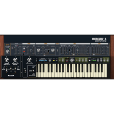 Mercury-4 Synthesizer settings