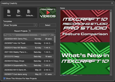 Mixcraft 10.6 Recording Studio