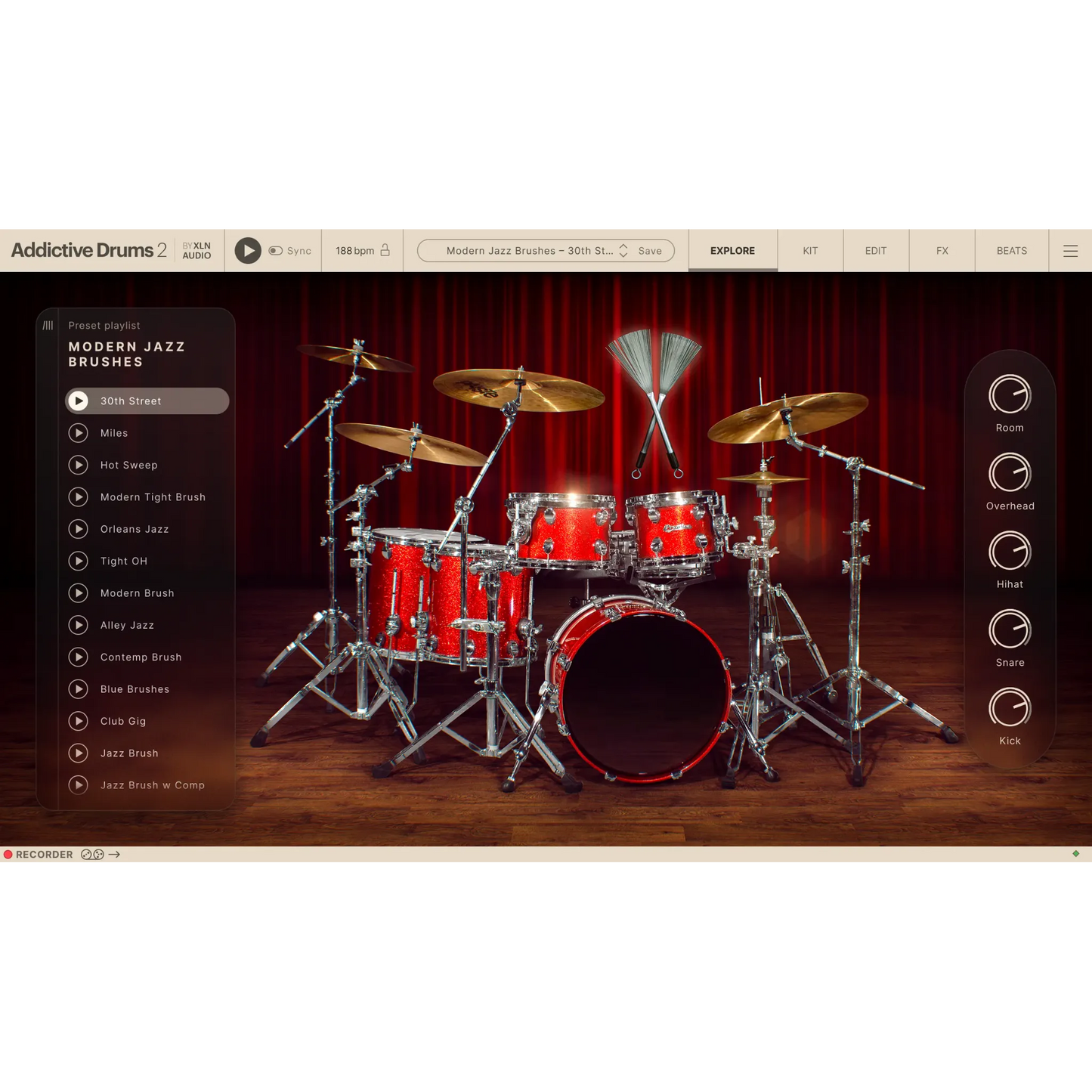 Addictive Drums 2: Modern Jazz Brushes ADpak