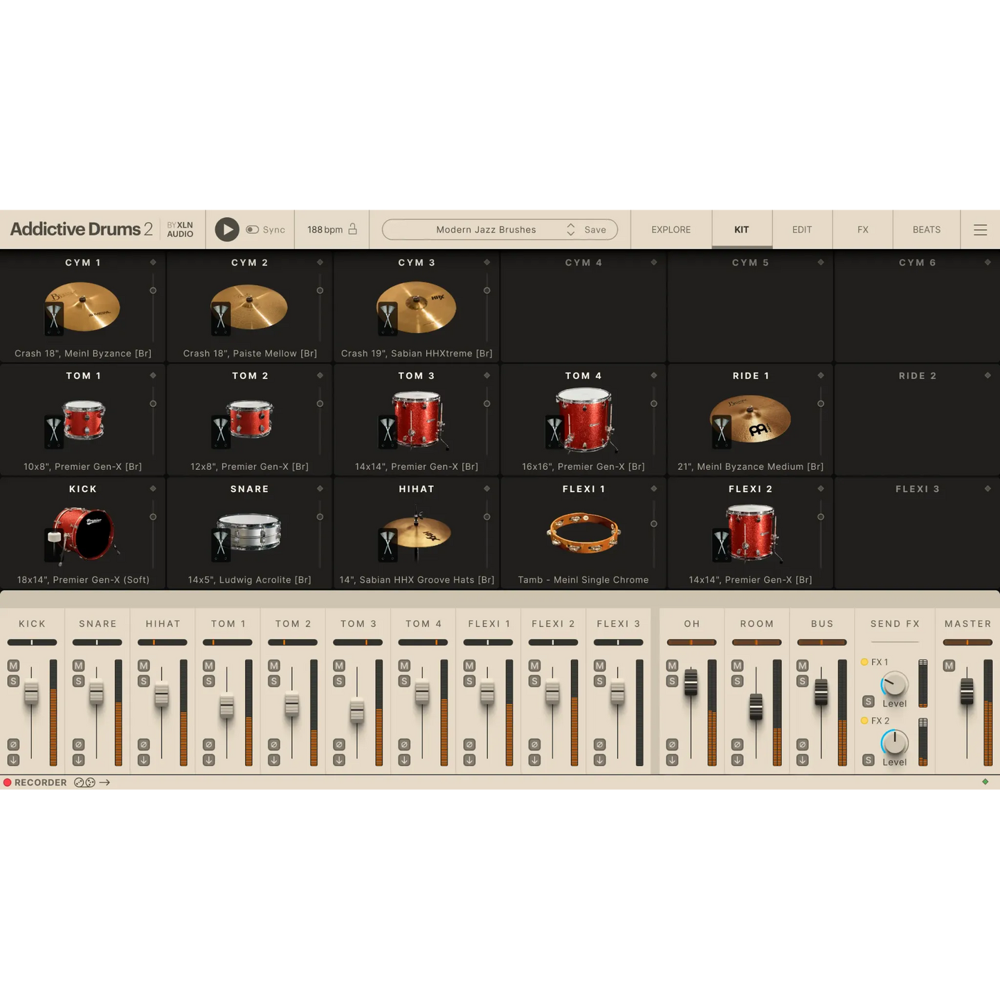 Addictive Drums 2: Modern Jazz Brushes ADpak