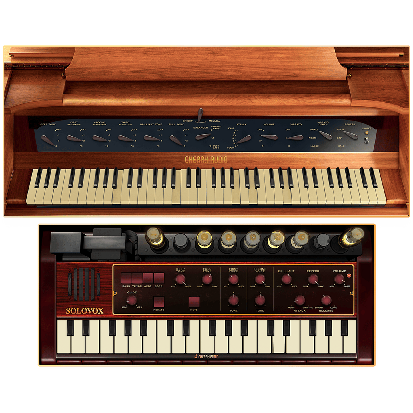 Novachord + Solovox Synthesizer interface