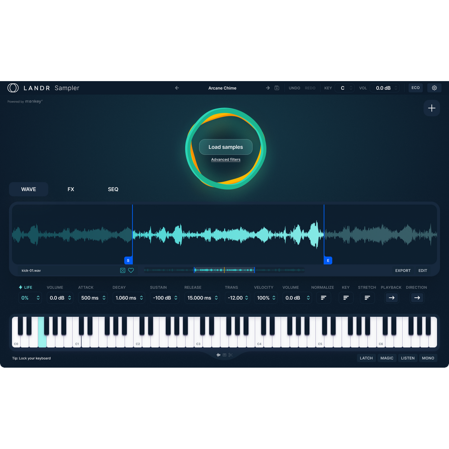 LANDR Sampler | LANDR