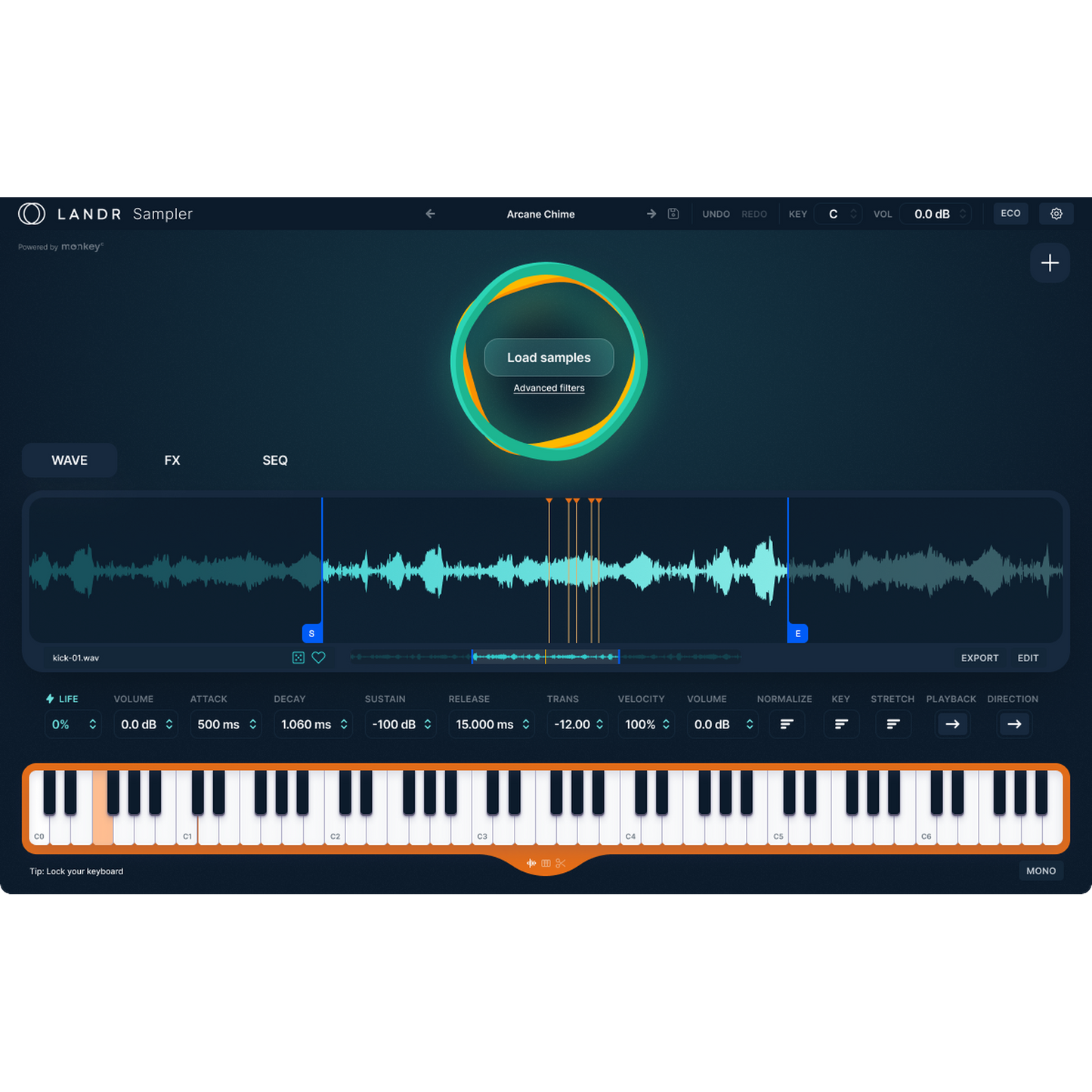 LANDR Sampler | LANDR