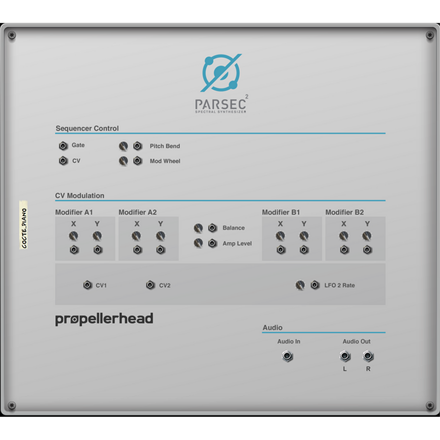 Parsec Spectral Synthesizer Back