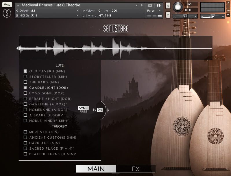 Sonuscore Medieval Phrases Lute & Theorbo