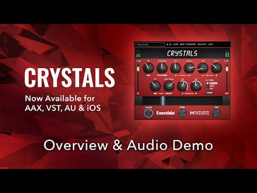 Eventide Crystals (Pitch, Delay & Reverb) Plug-in Audio Demo - Video Thumbnail