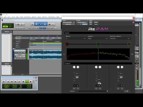 Real-time pan-based stereo separation with RePAN