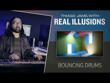 Bouncing Drums Thiago Pinheiro jams with the Real Illusions sound pack for Multiphonics CV-2