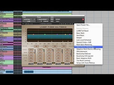 Waves Linear Phase Multiband Compressor