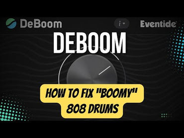 Fixing "Boomy" 808 Kick Drums with Eventide DeBoom - Video Thumbnail