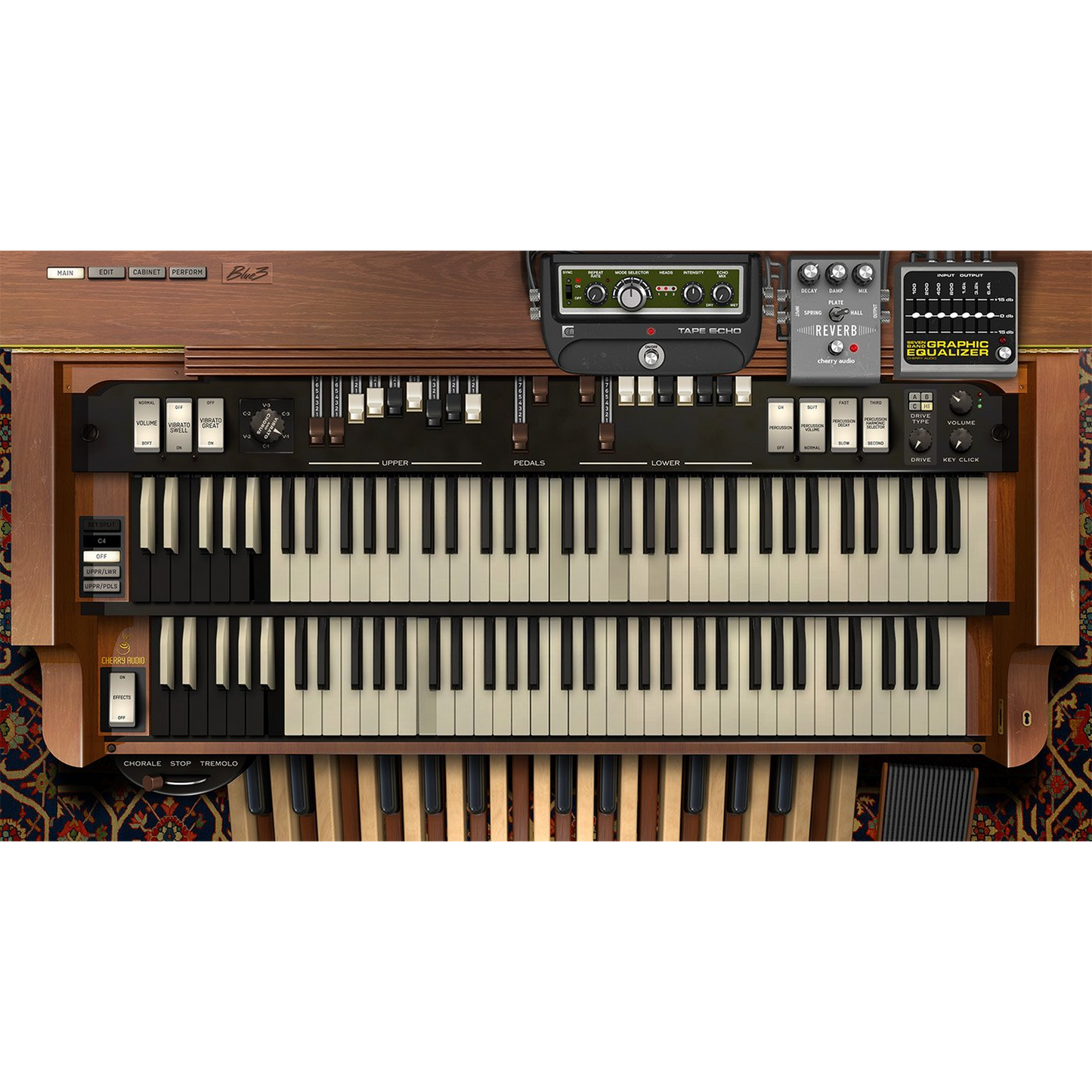 Blue3 Organ interface