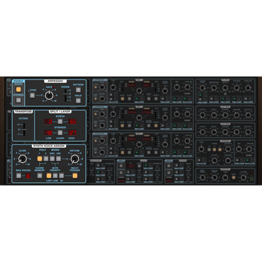 Dreamsynth Synthesizer settings