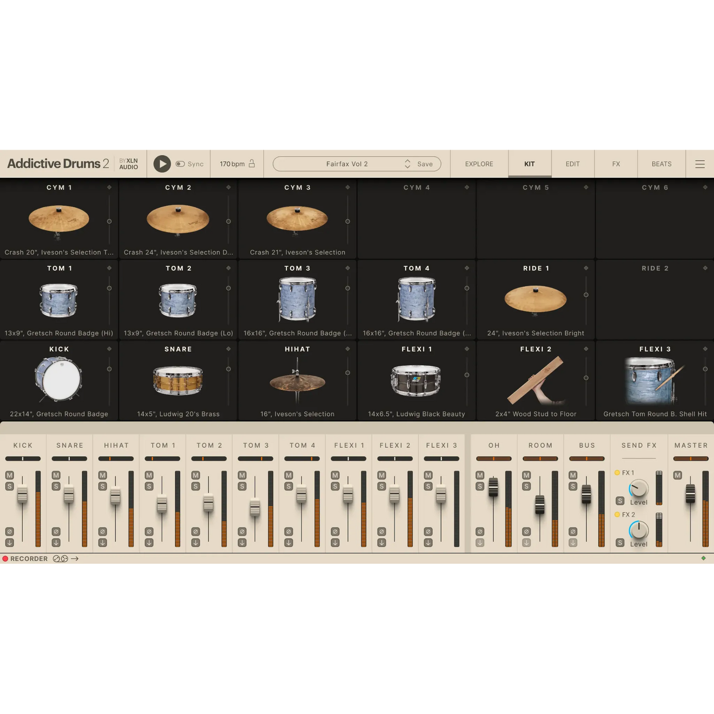 Addictive Drums 2: Fairfax Vol. 2 ADpak
