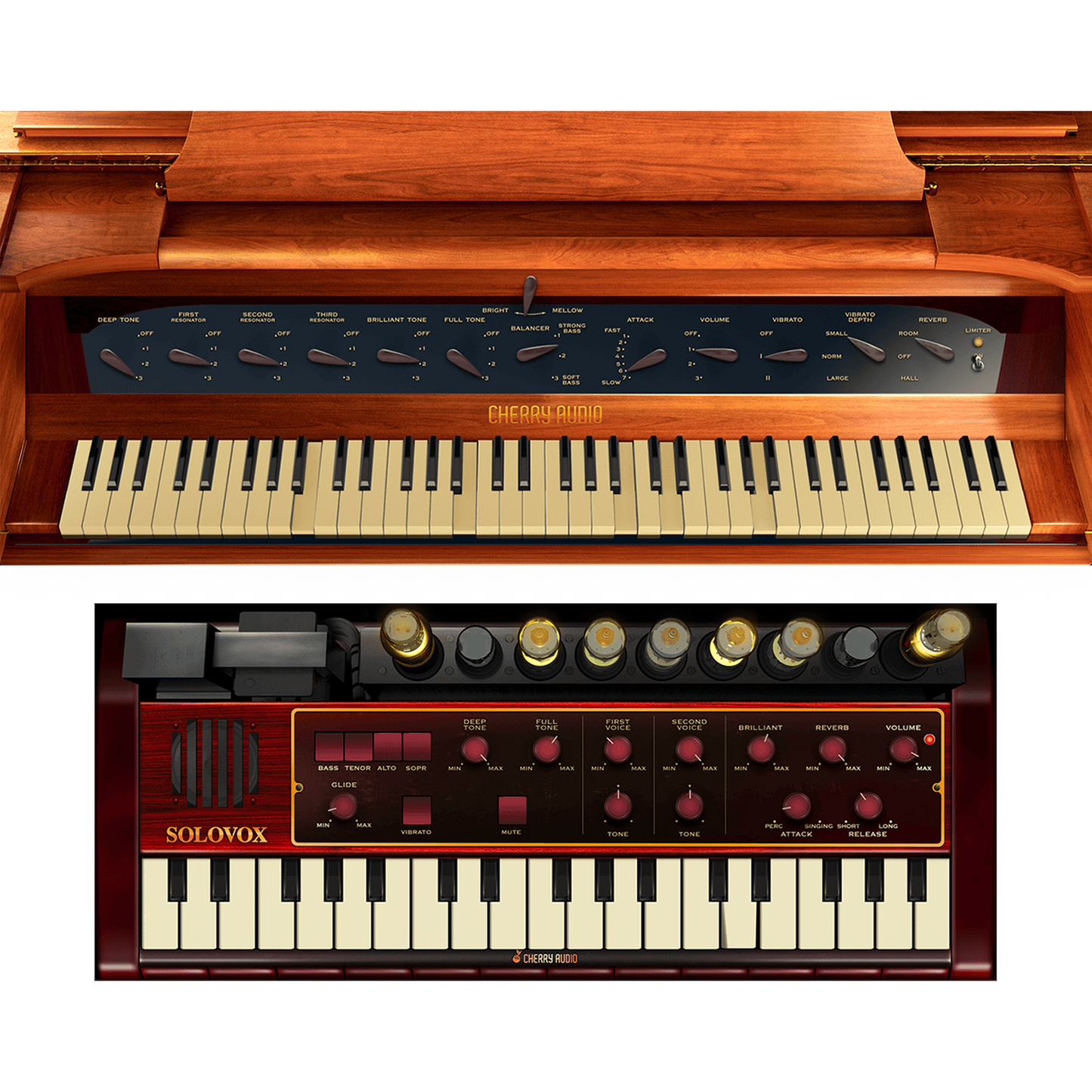 Novachord + Solovox Synthesizers interface