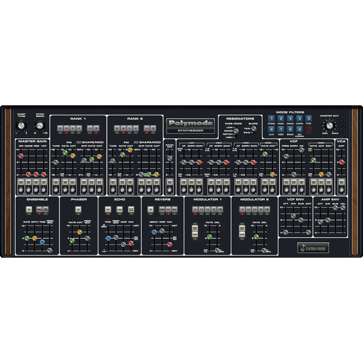 Polymode Synthesizer interface