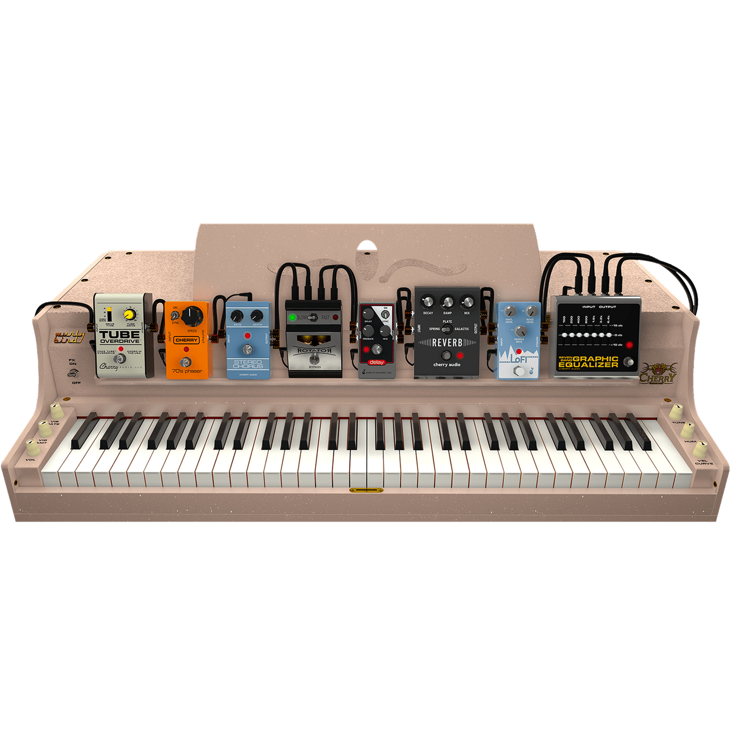 Wurlybird 140B Electric Piano interface