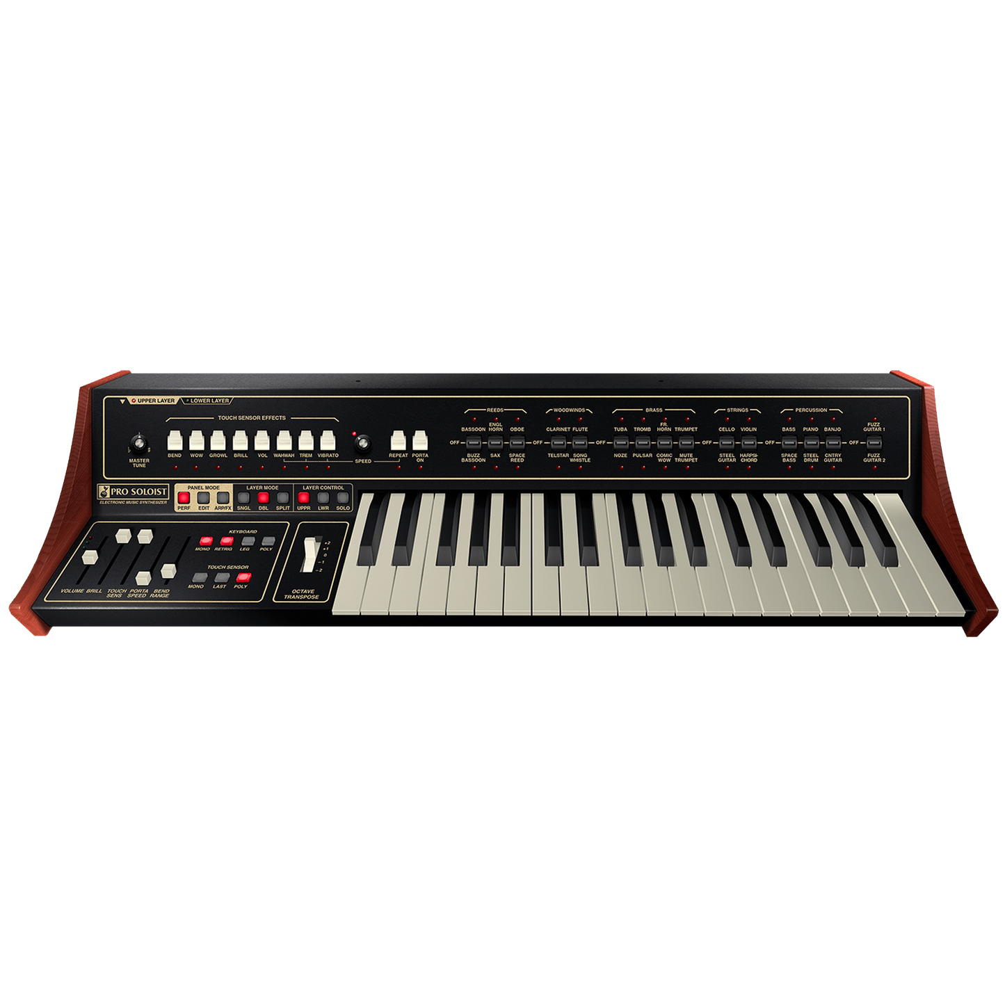 Pro Soloist Synthesizer interface