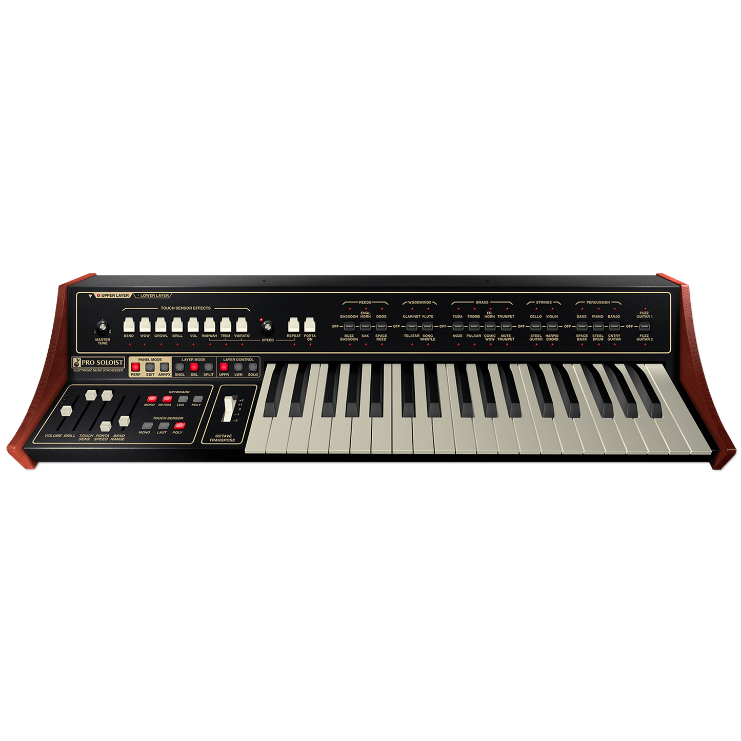 Pro Soloist Synthesizer interface