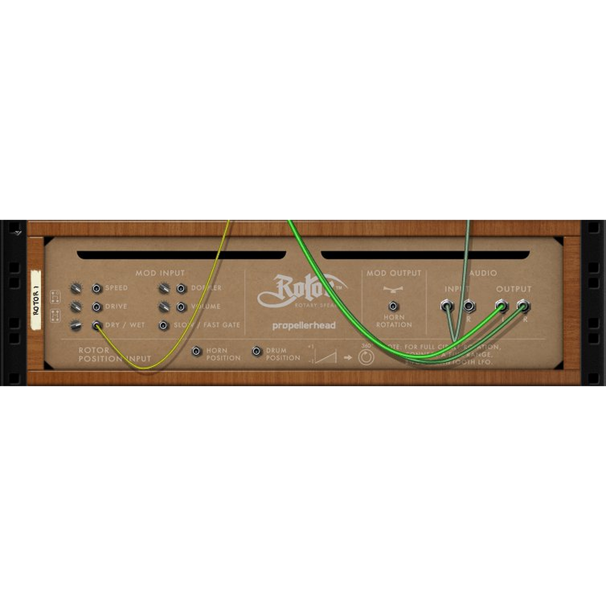 Rotor Rotary Speaker Back