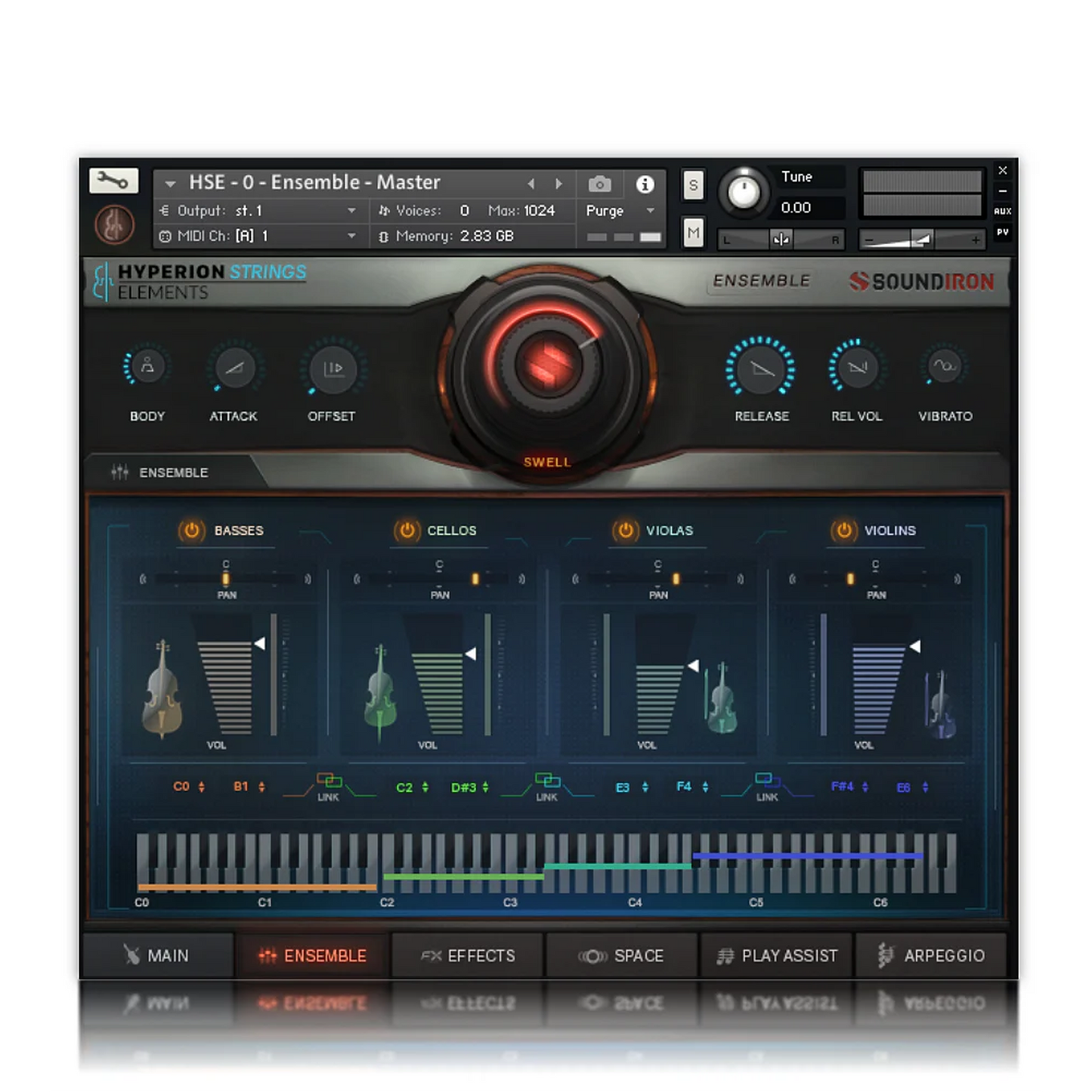 Hyperion Strings Elements