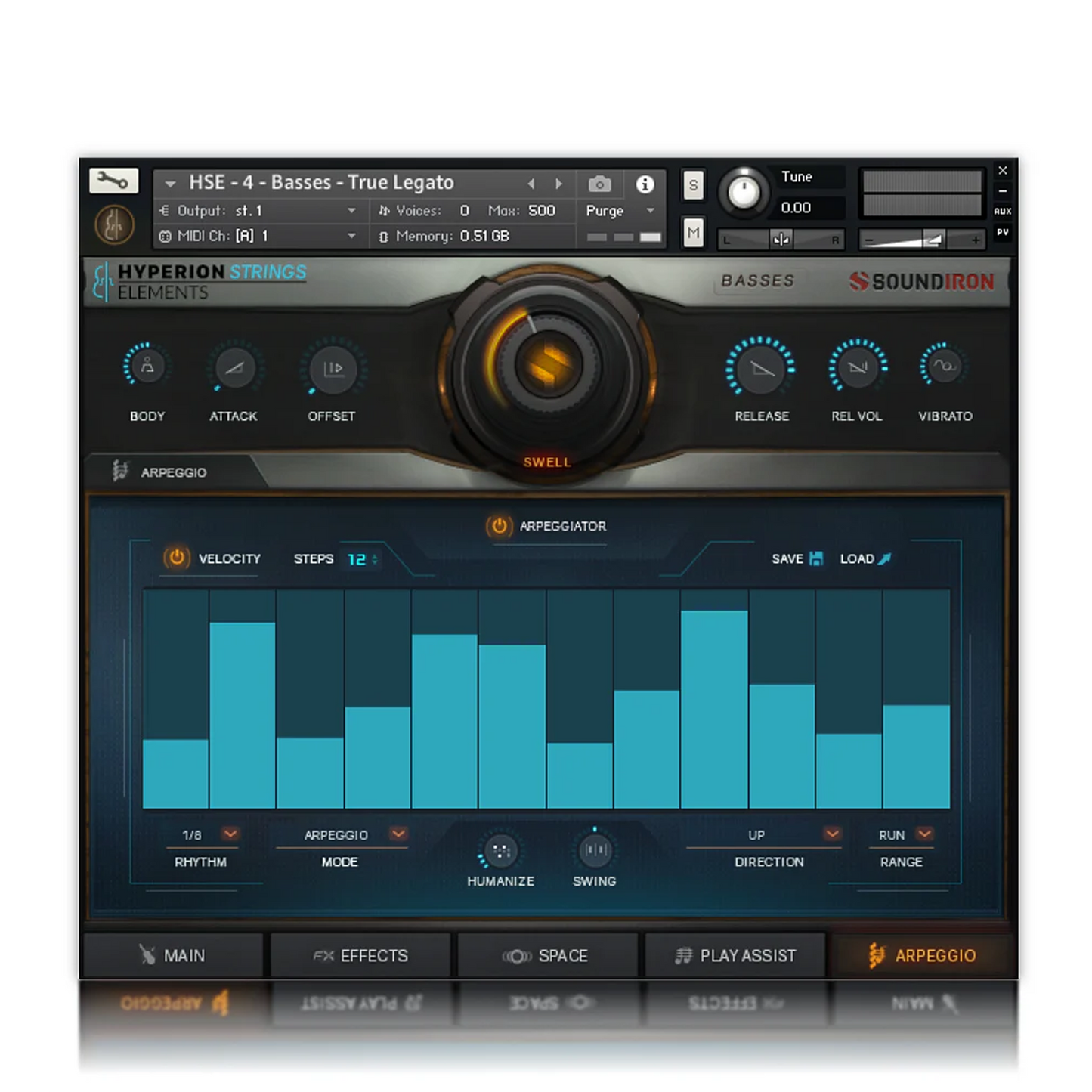 Hyperion Strings Elements