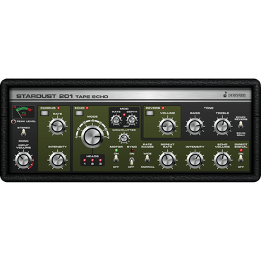 Stardust 201 Tape Echo interface in green