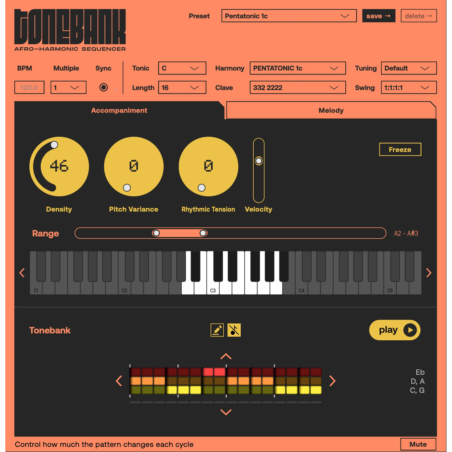 Tonebank Afro-Harmonic Sequencer