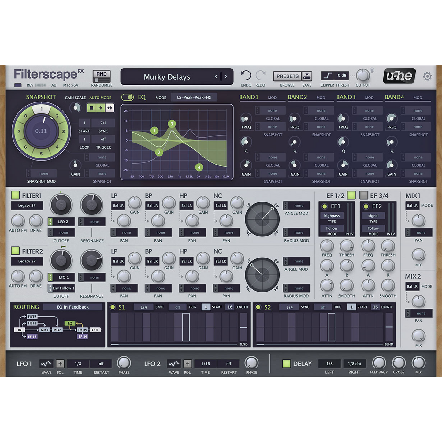 Filterscape FX Main Interface