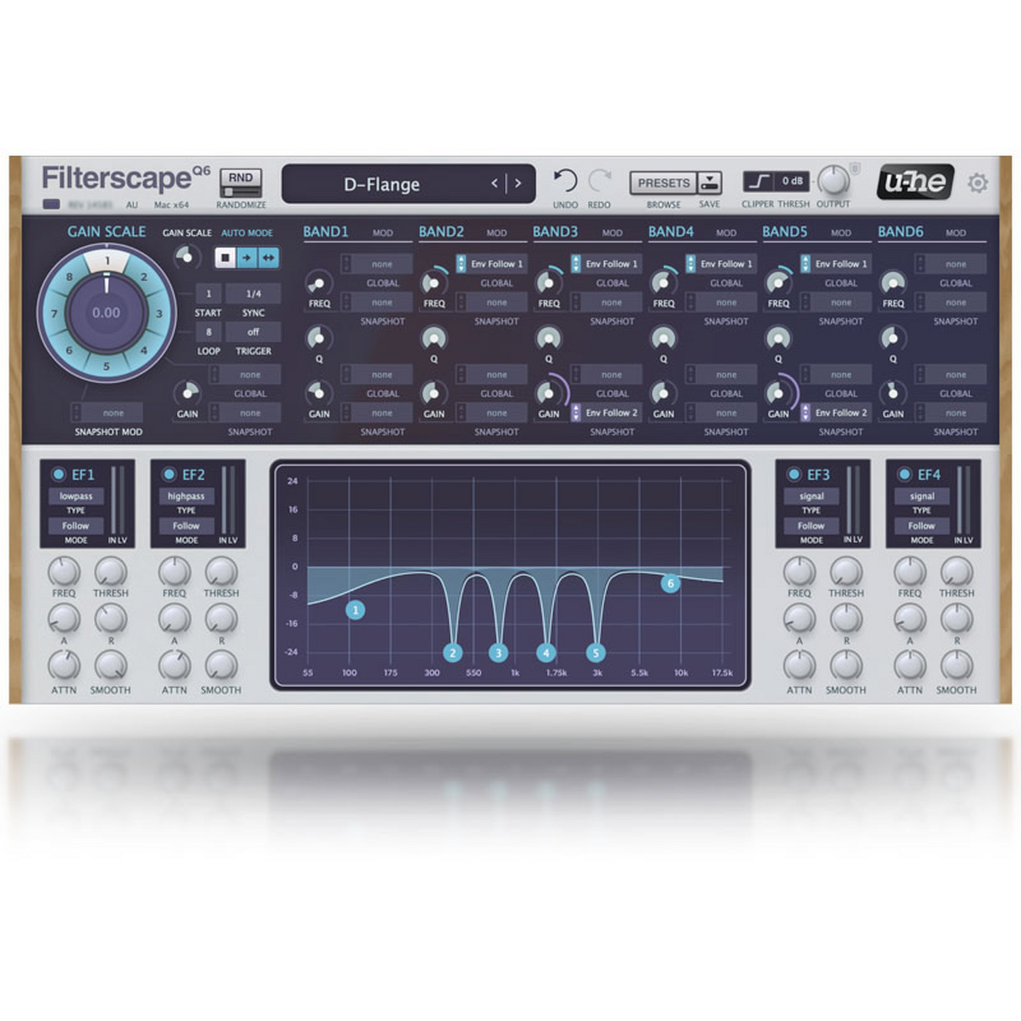 Filterscape Q6 Main Interface