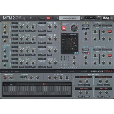 Main Screen UI and Modulation tab