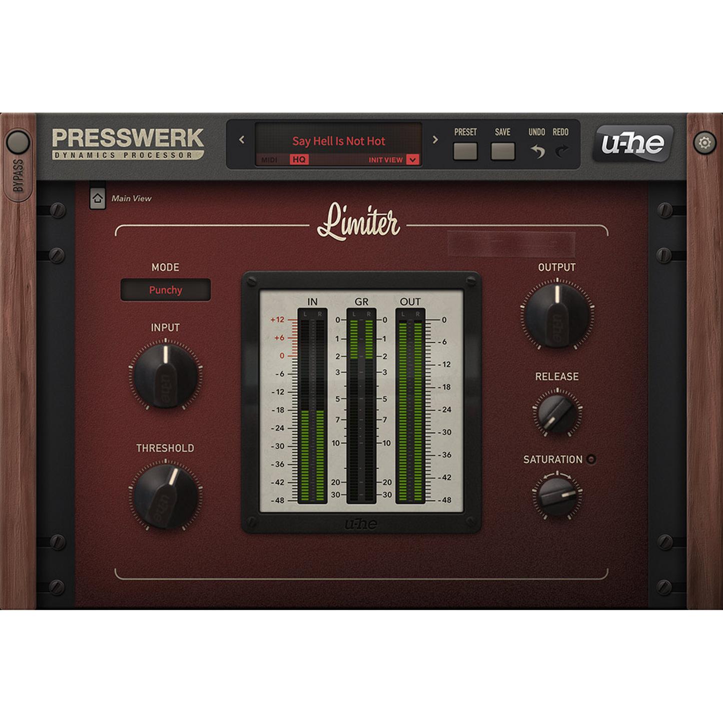 Alternate Presswerk view: Limiter
