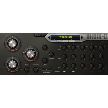 Uhbik-D interface (Delay and echo)