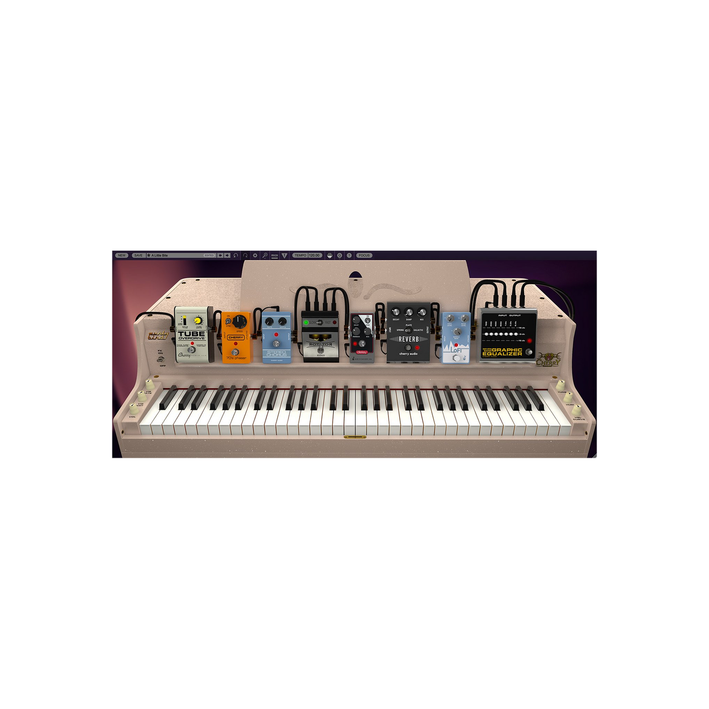 Wurlybird 140B Electric Piano interface