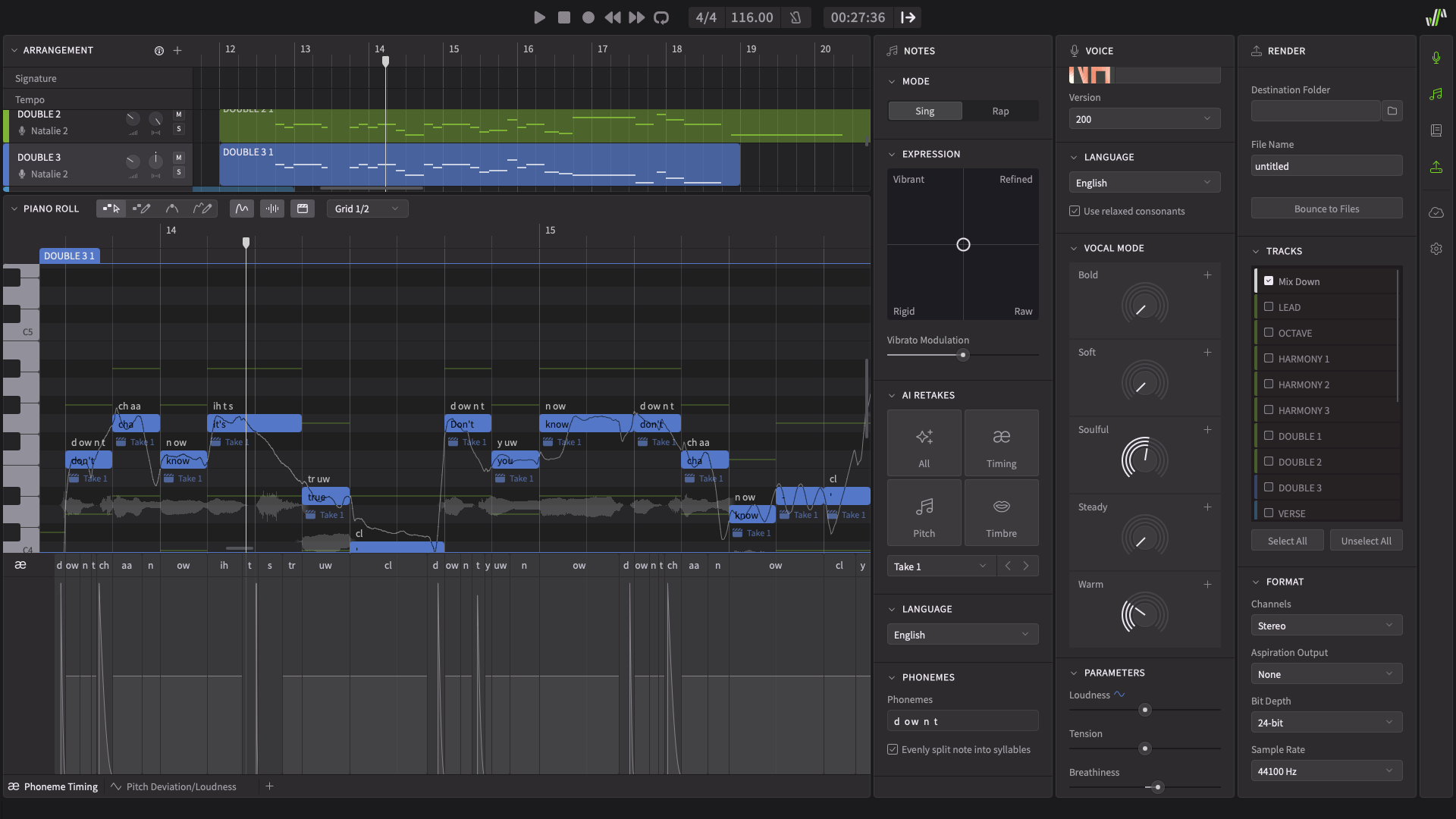 Dreamtonics Synthesizer V Pro Eng Bdl 3 Voices