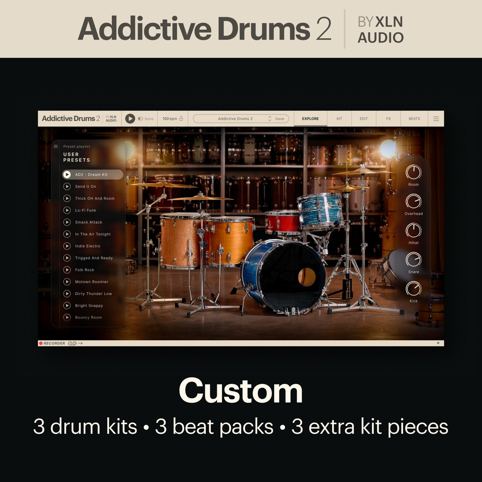 Addictive Drums 2: Custom 